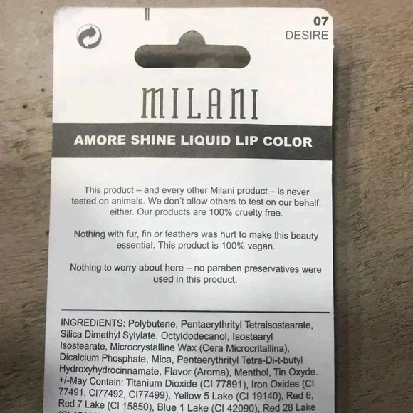 New Milani liquid lip color “desire” - Picture 3 of 3